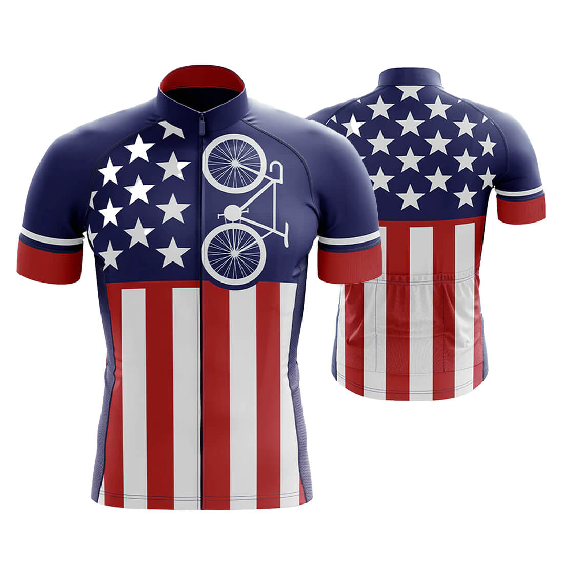 fahrradhelm usa American Flag Cycling Jersey for Men
