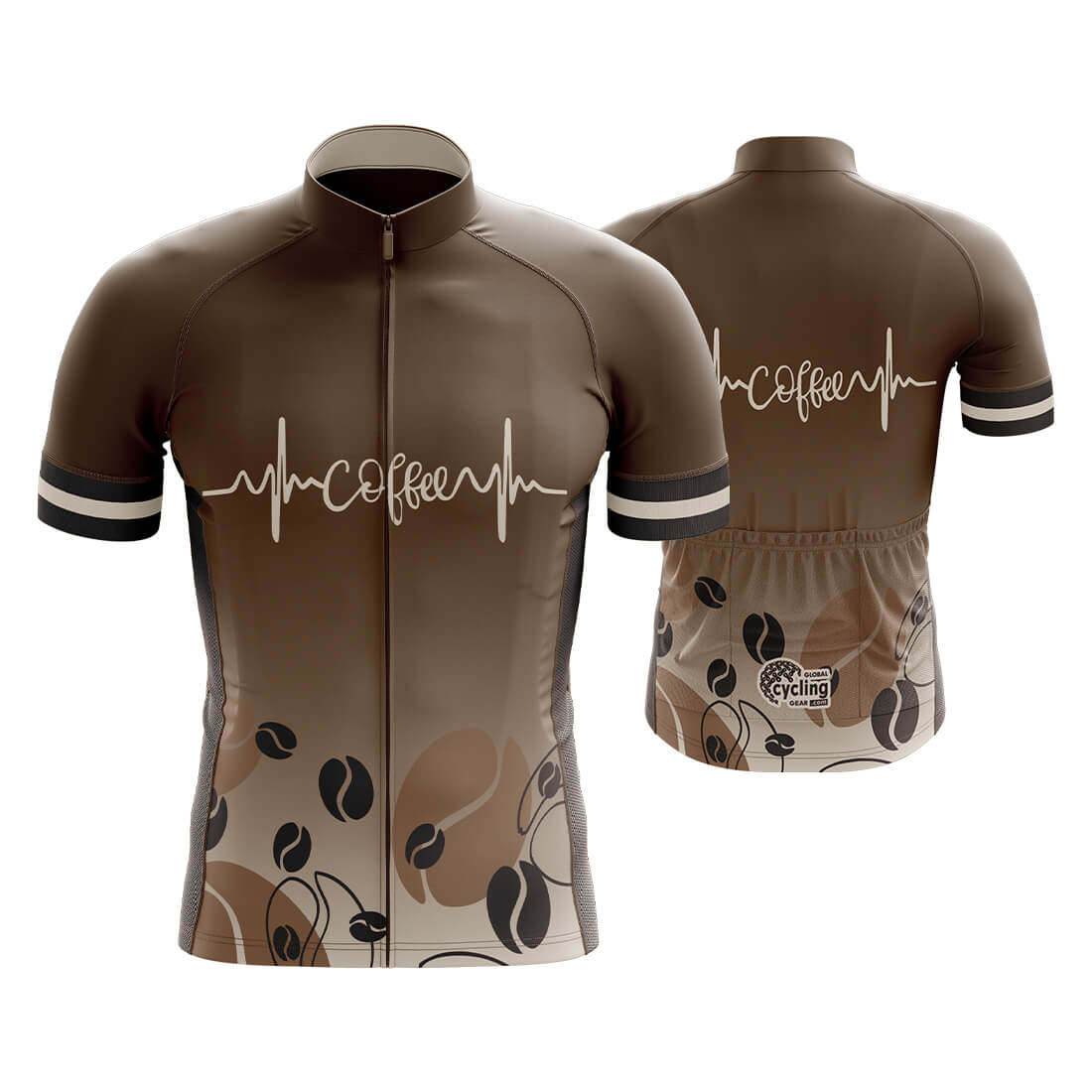 Coffee Cycling Jersey for Men - Global Cycling Gear