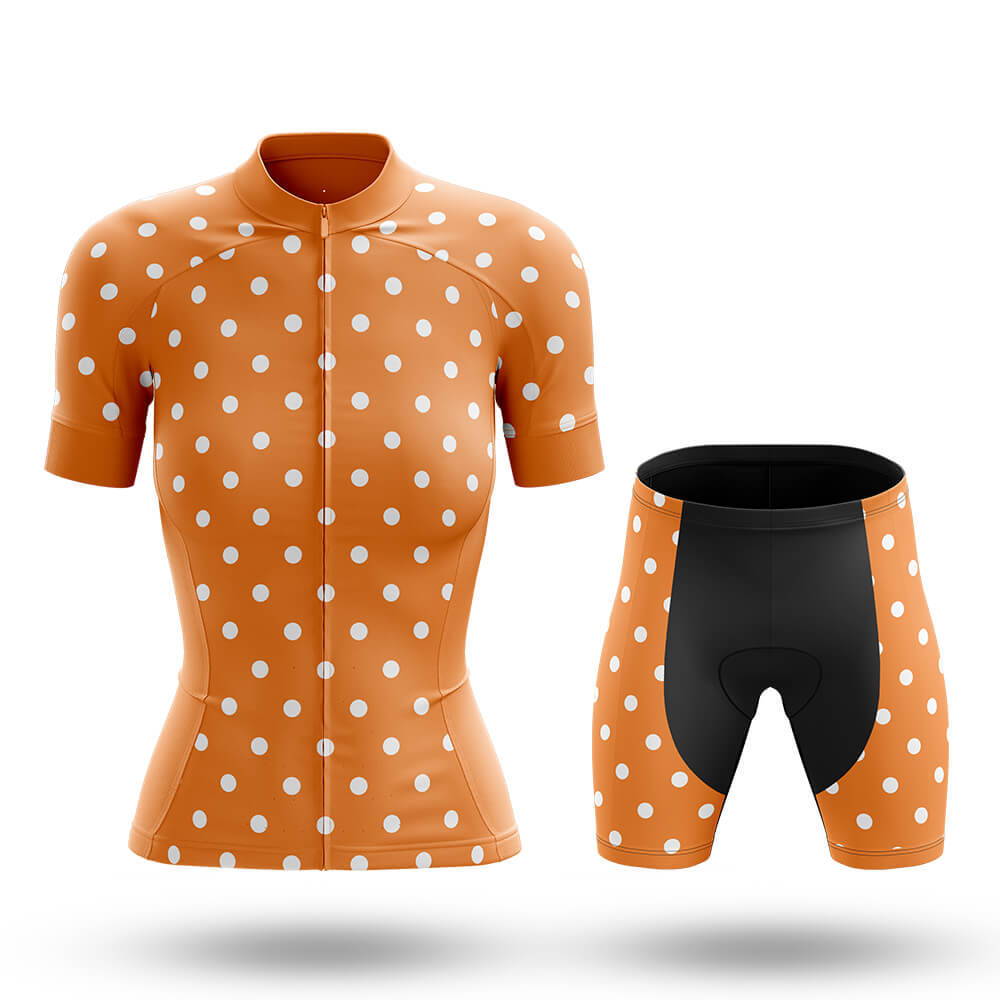 High Visibility Polka Dot Women's Cycling Kit