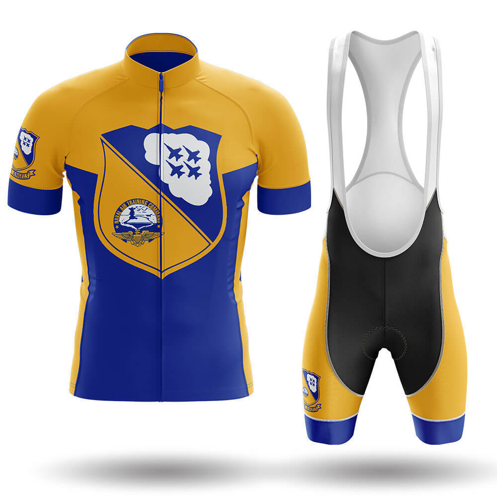 U.S Navy Blue Angels - Men's Cycling Kit Bike Jersey and Bib Shorts