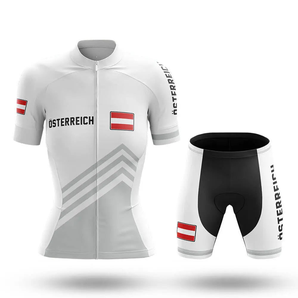 Österreich S5 White Women Cycling Kit