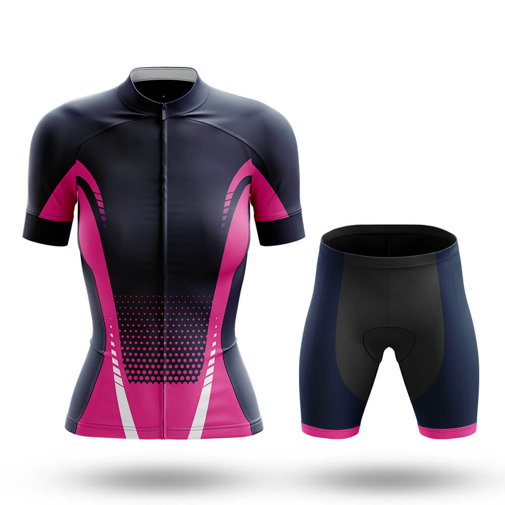 Black Pink Women's Cycling Kit Global Cycling Gear - Main Image