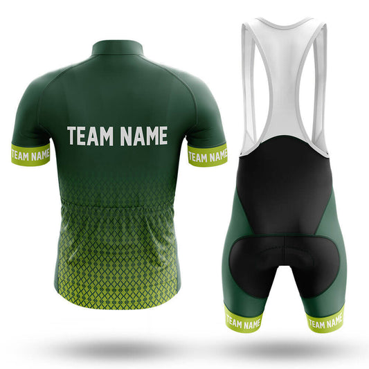 Custom Team Name S1 Green - Men's Cycling Kit-Full Set-Global Cycling Gear