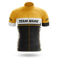 Custom Team Name M1 Yellow - Men's Cycling Kit-Jersey Only-Global Cycling Gear