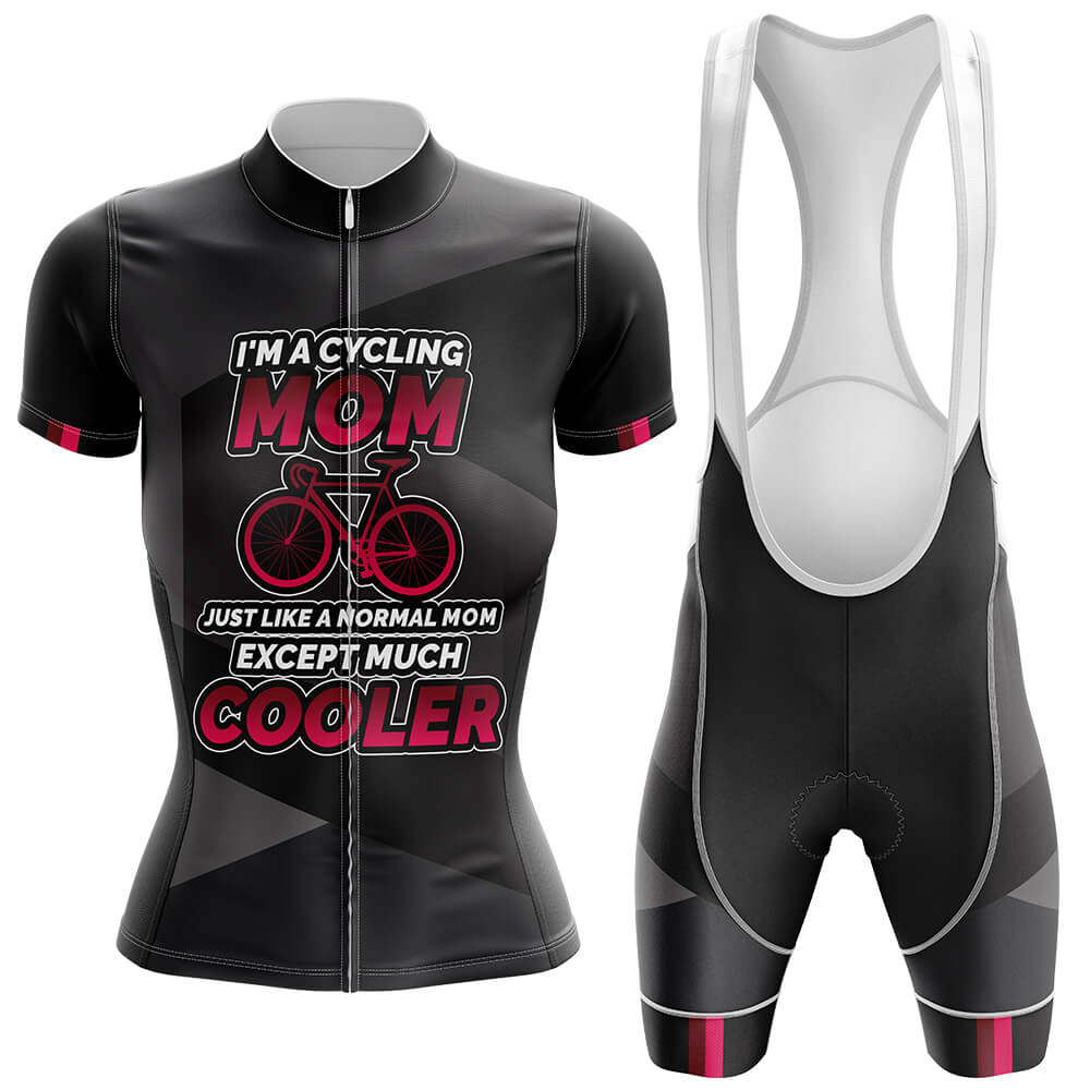 Mom Cycling Kit Bike Jersey and Bib Shorts Jersey + Bib Shorts / L Mom Cycling Kit Bike Jersey and Bib Shorts Jersey + Bib Shorts / L