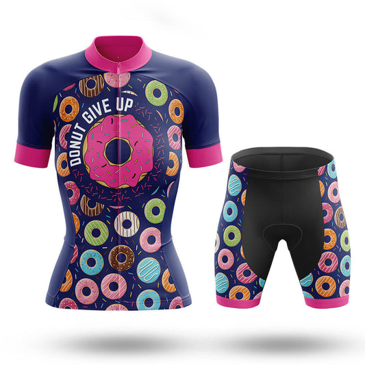 Donut Give Up - Women's Cycling Kit-Full Set-Global Cycling Gear