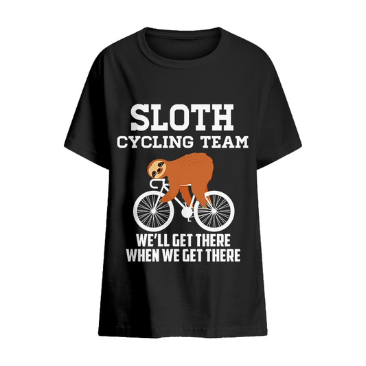 Sloth Cycling Team - Women T-Shirt-S-Global Cycling Gear
