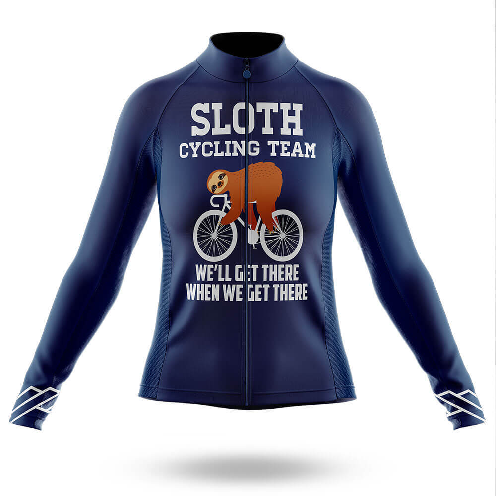 Sloth Cycling Team - Women V2-Long Sleeve Jersey-Global Cycling Gear