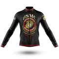 U.S Marine Corps - Men's Cycling Kit-Long Sleeve Jersey-Global Cycling Gear