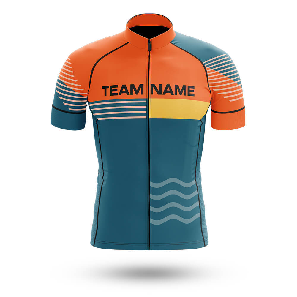 Custom Team Name V14 - Men's Cycling Kit-Jersey Only-Global Cycling Gear