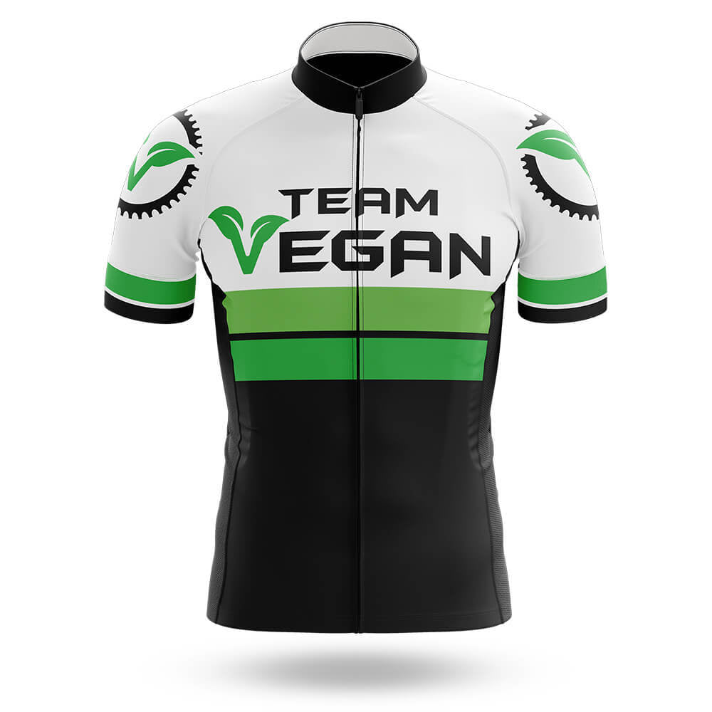 Team Vegan Cycling Jersey - Men's Cycling Kit-Jersey Only-Global Cycling Gear