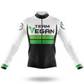 Team Vegan Cycling Jersey - Men's Cycling Kit-Long Sleeve Jersey-Global Cycling Gear