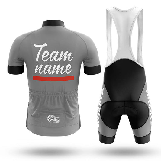 Custom Team Name V1 - Men's Cycling Kit-Full Set-Global Cycling Gear