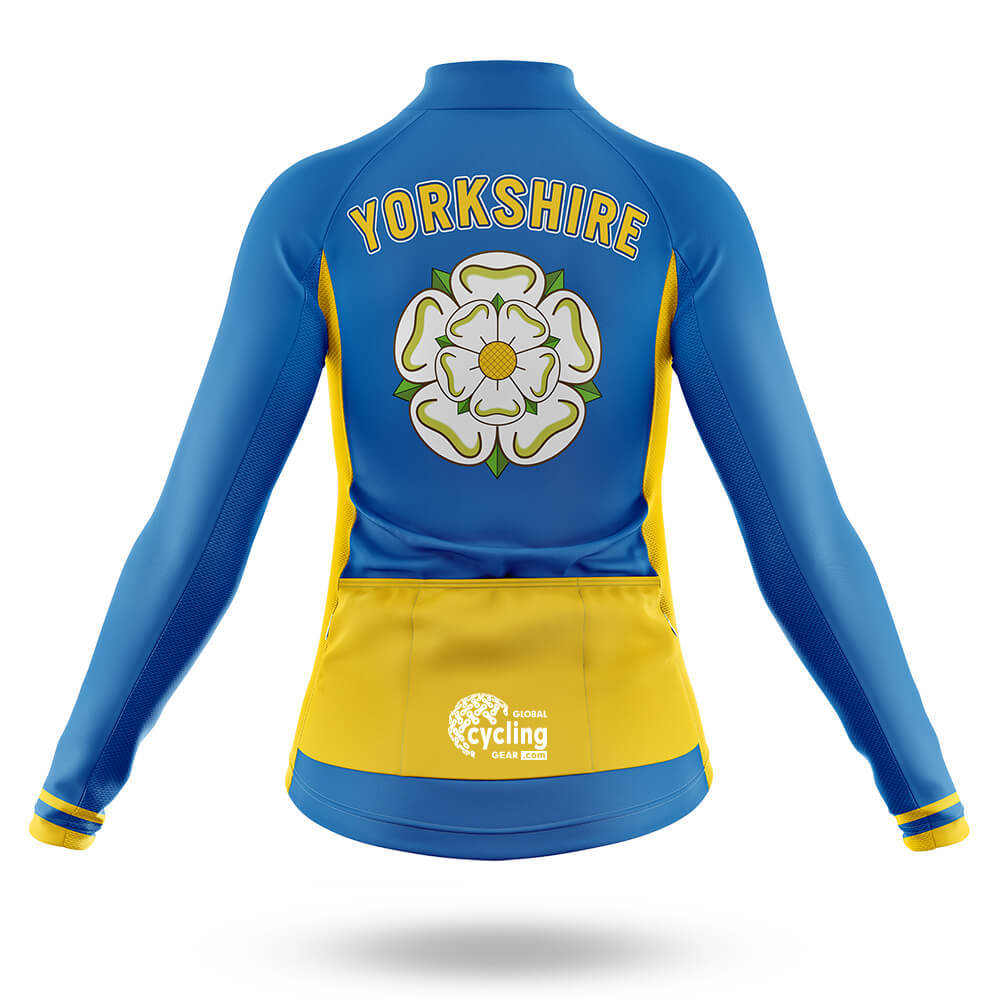 Yorkshire - Women - Long Sleeve Jersey-S-Global Cycling Gear
