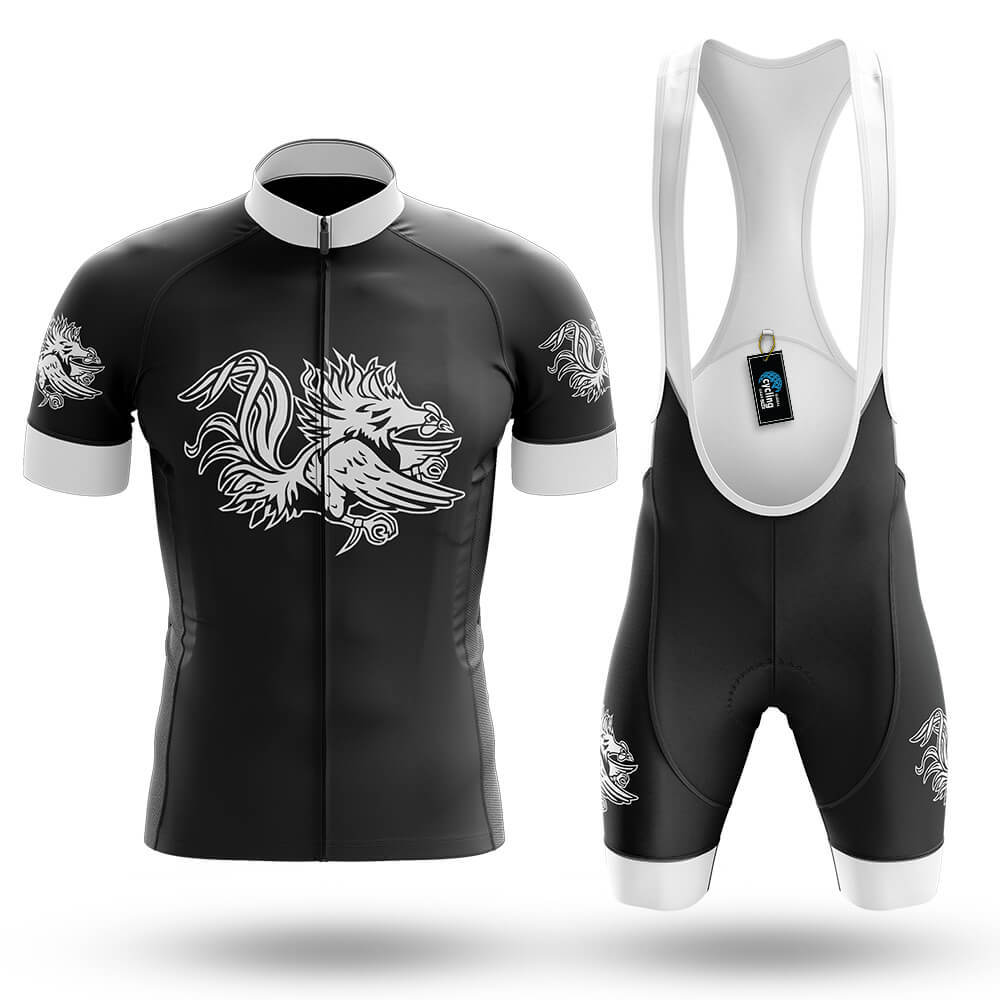 Gamecocks Black White - Men's Cycling Kit - Global Cycling Gear