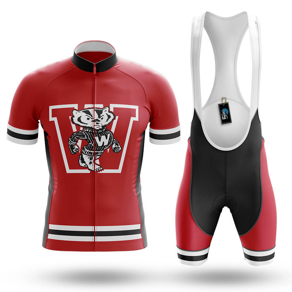 Retro Wisconsin Badgers - Men's Cycling Kit