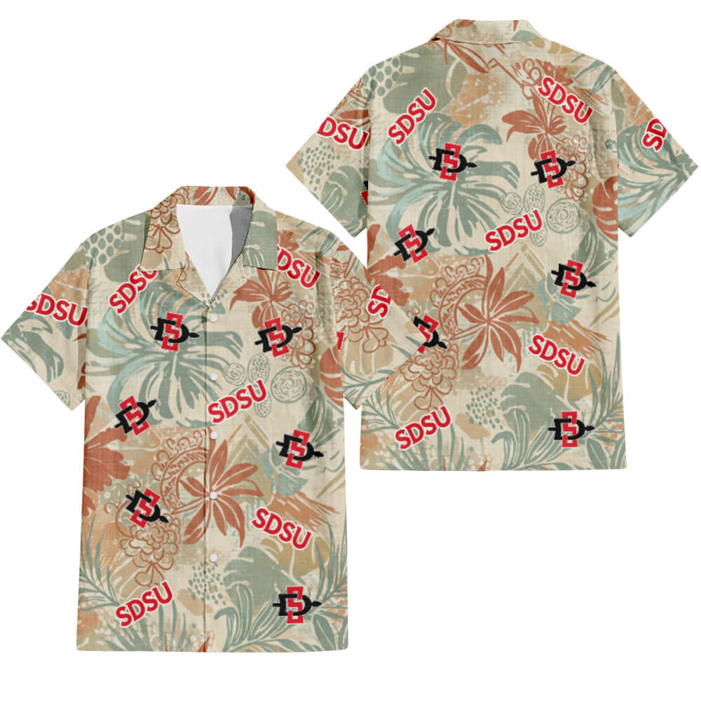 SDSU Hawaiian Shirt V3 - Hawaiian Shirt Global Cycling Gear 1