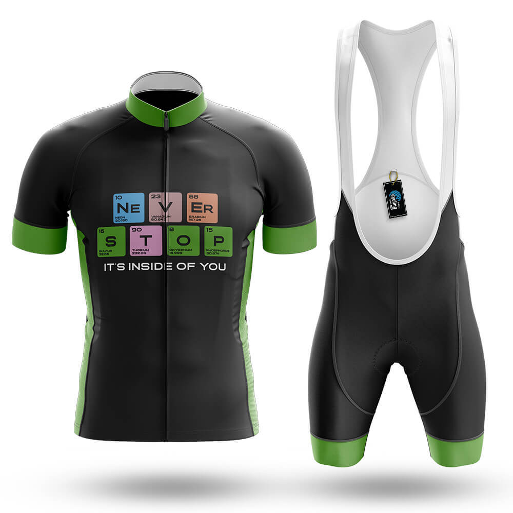 Never Stop V2 - Men's Cycling Kit - Global Cycling Gear