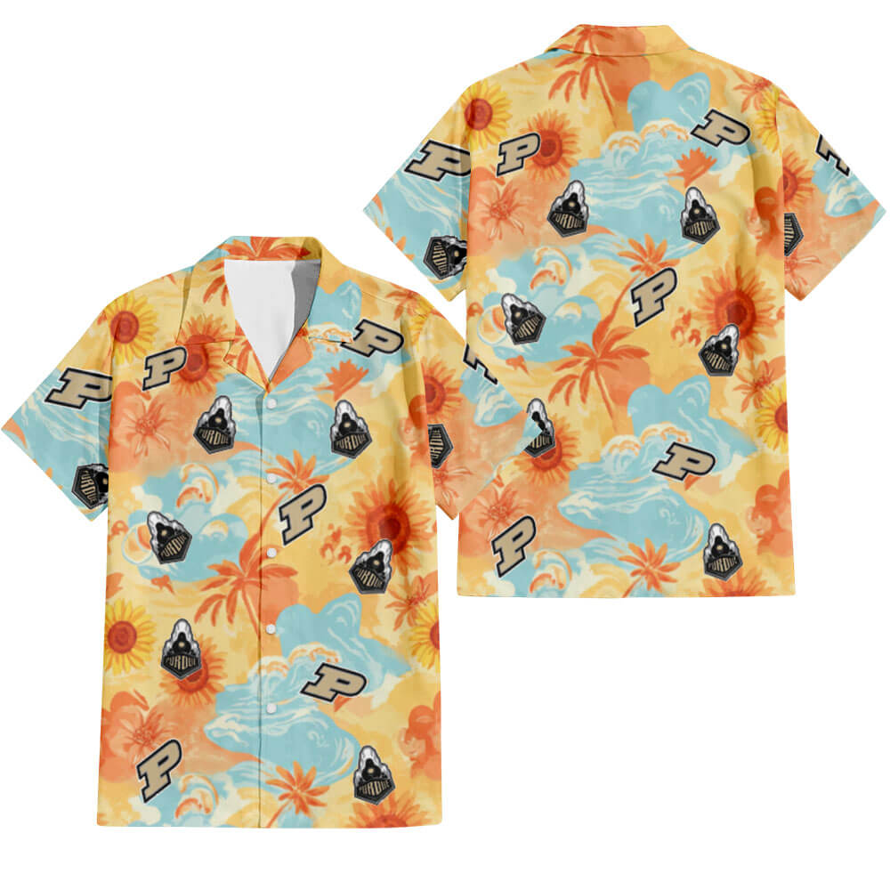 Purdue Hawaiian Shirt - Hawaiian Shirt - Global Cycling Gear
