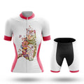 Floral Cat - Women's Cycling Kit - Global Cycling Gear
