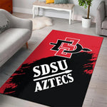 San Diego State University Rectangle Rug