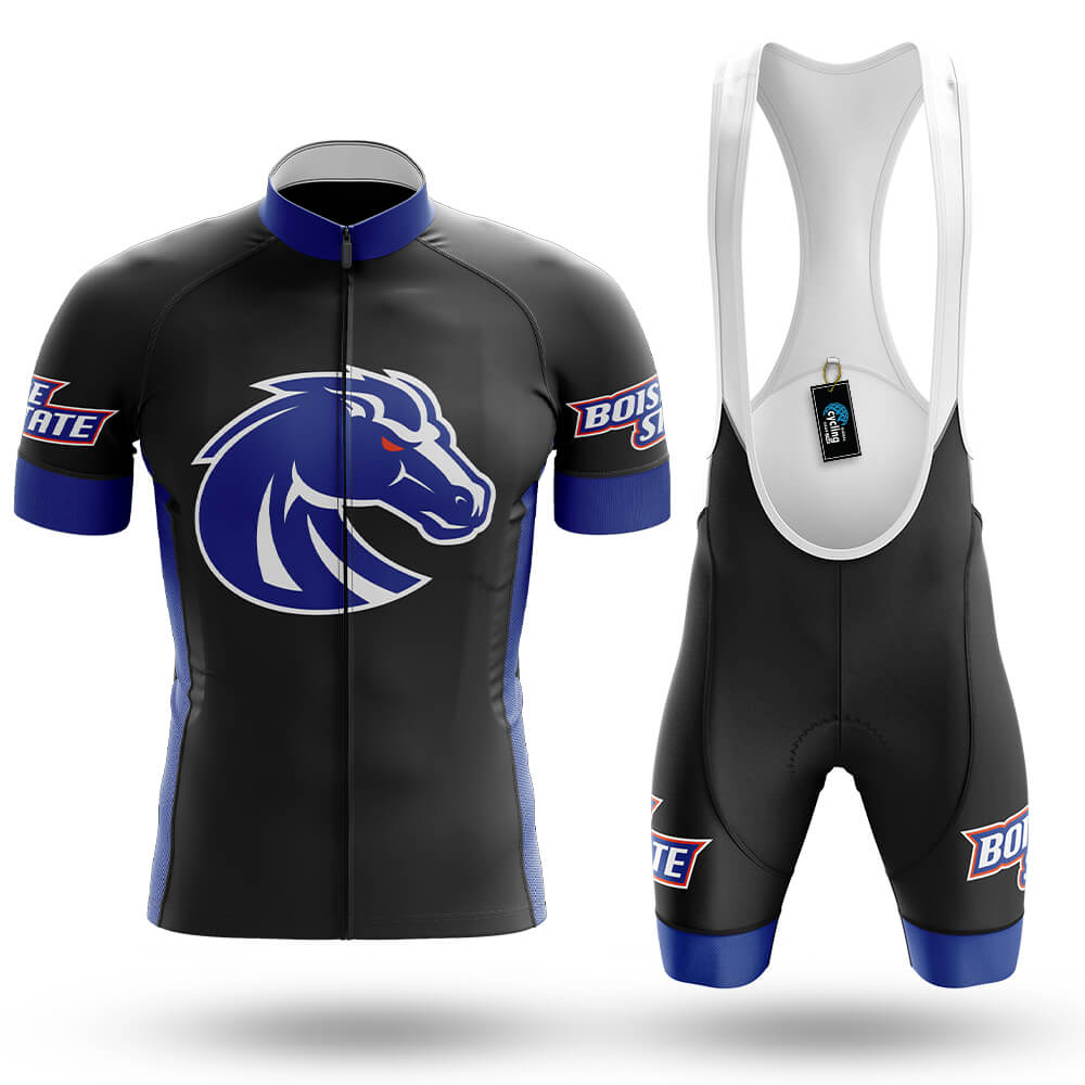 Boise State Broncos Black - Men's Cycling Kit