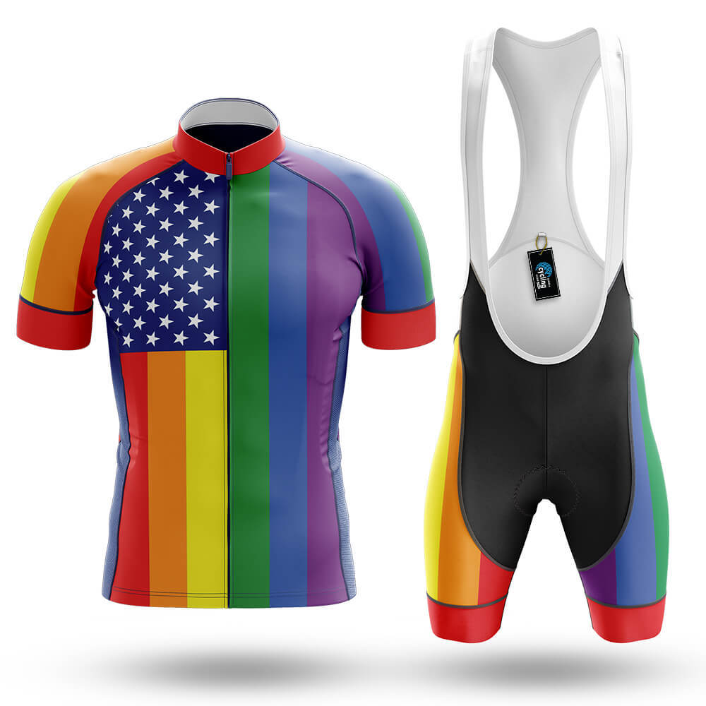 Rainbow Flag USA - Men's Cycling Kit