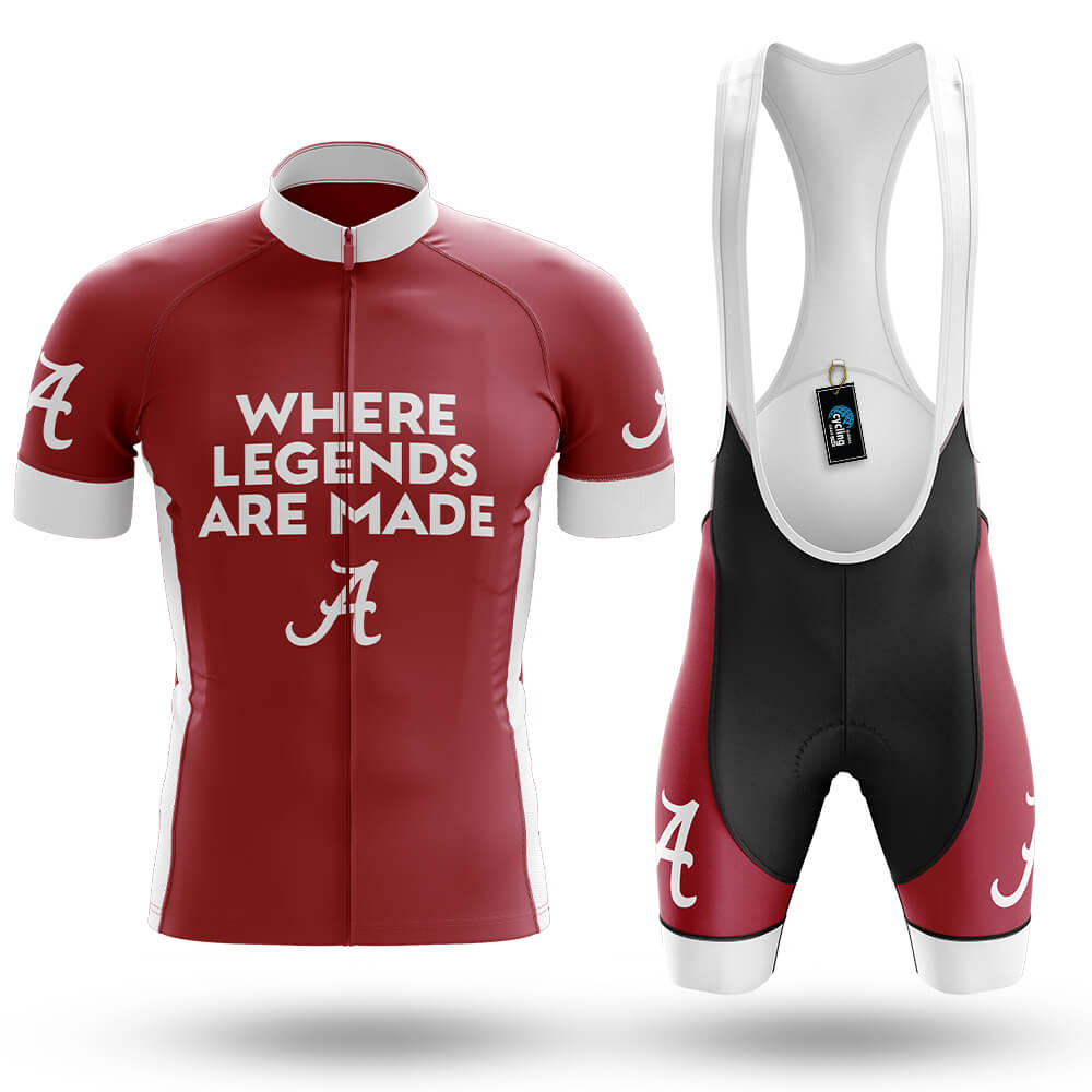 Alabama Where Legends are Made - Men's Cycling Kit - Global Cycling Gear