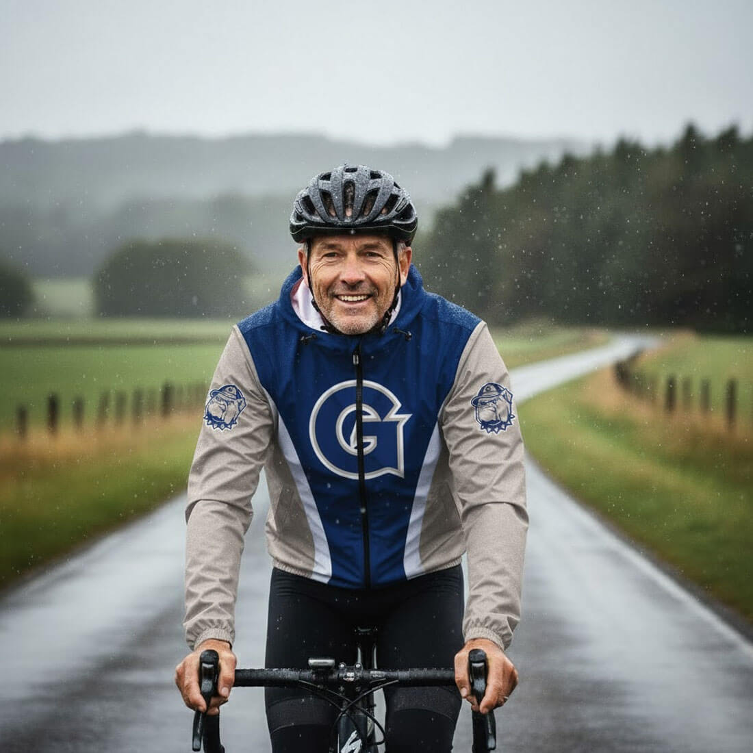 Georgetown University Cycling Windbreaker Jacket