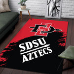 San Diego State University Rectangle Rug