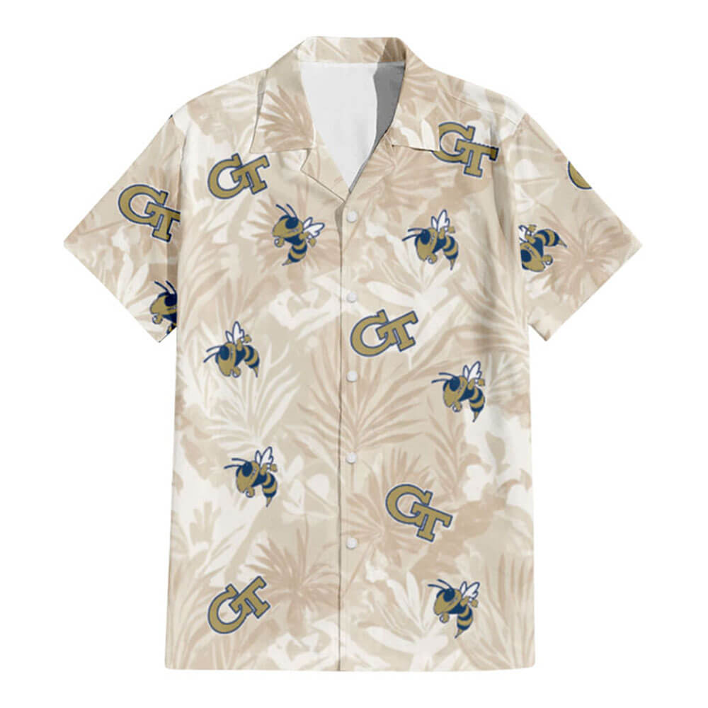 Georgia Tech Hawaiian Shirt V2 - Hawaiian Shirt - Global Cycling Gear