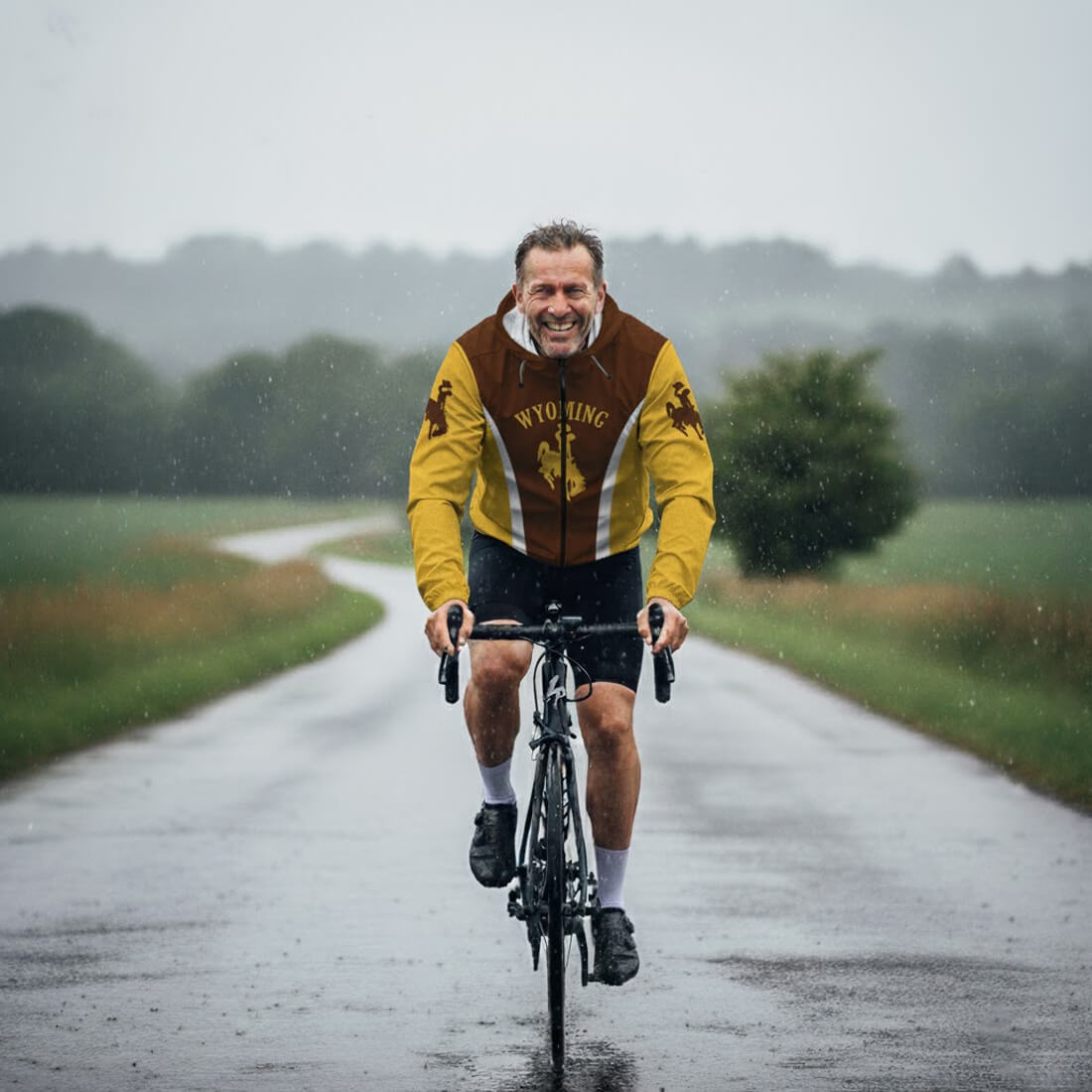 University of Wyoming Cycling Windbreaker Jacket