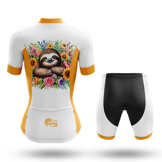 Floral Sloth - Women's Cycling Kit
