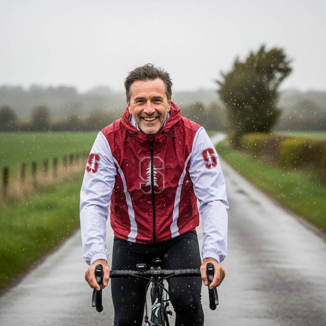 Stanford University Cycling Windbreaker Jacket