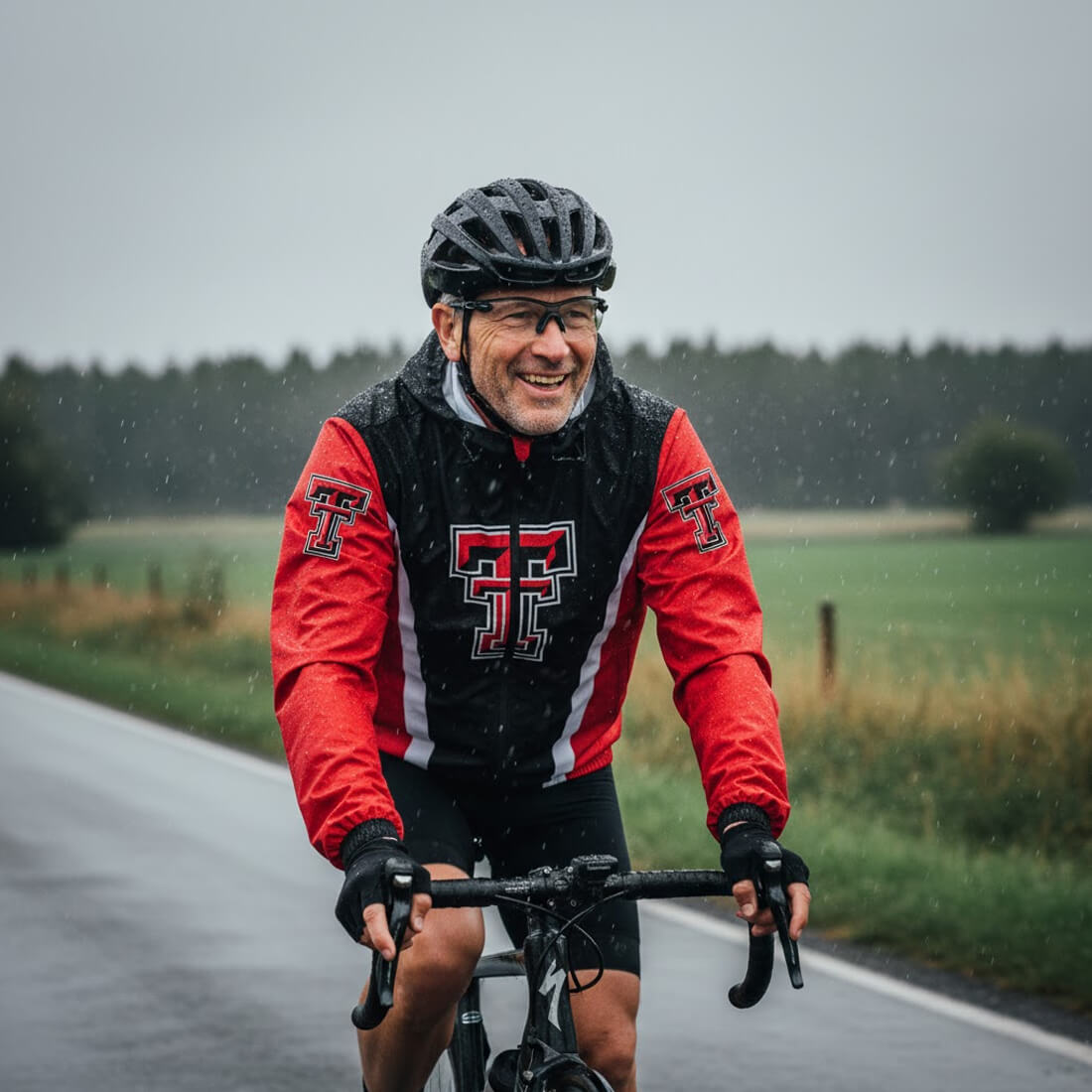 Texas Tech University Cycling Windbreaker Jacket