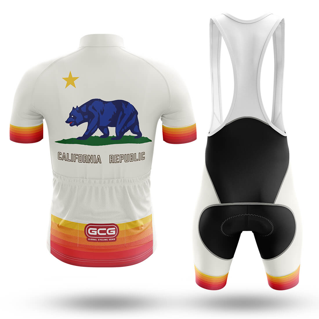 CA Sunset Stripes - Men's Cycling Kit