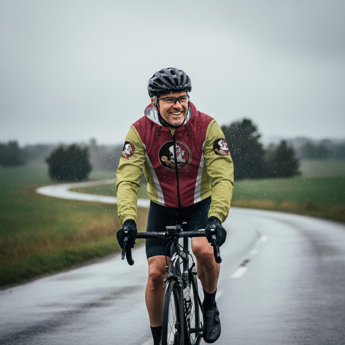 Florida State University Cycling Windbreaker Jacket