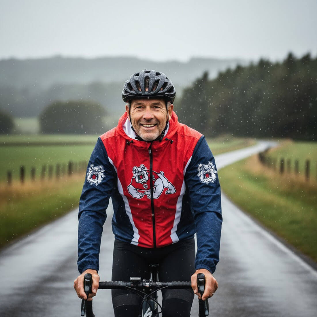 California State University Cycling Windbreaker Jacket