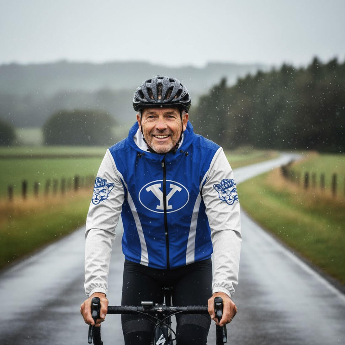 Brigham Young University Cycling Windbreaker Jacket