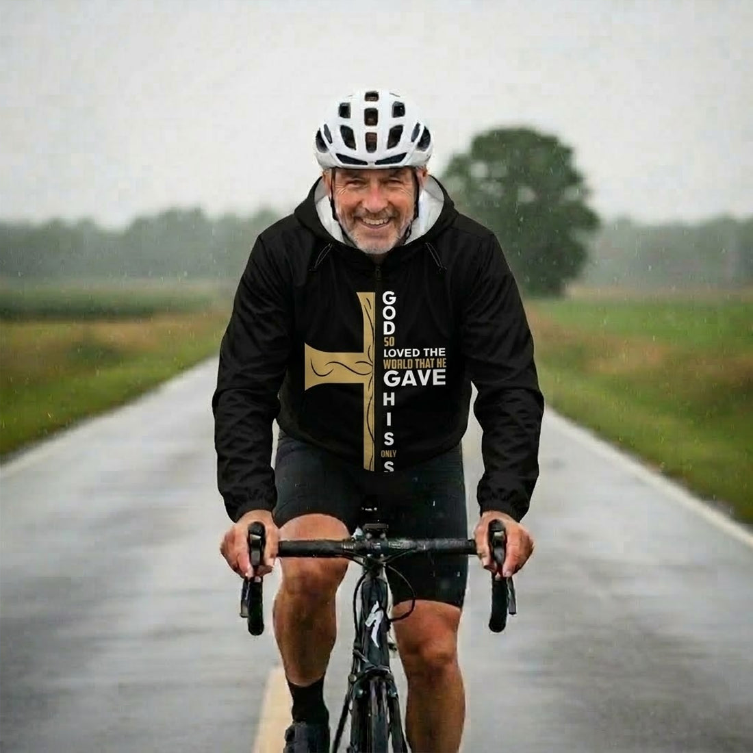 Christian Cycling Windbreaker Jacket