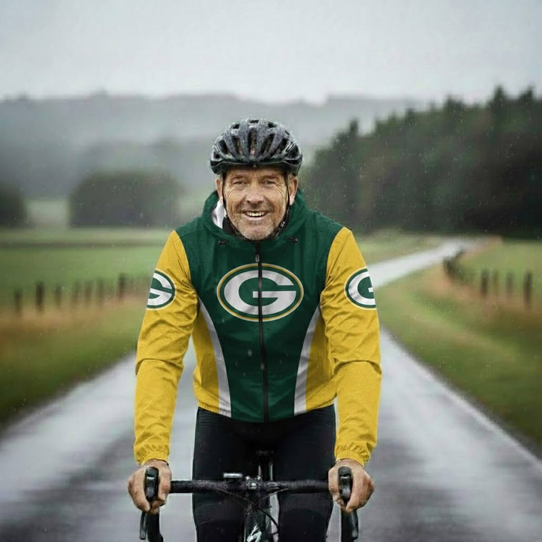 Packers Cycling Windbreaker Jacket