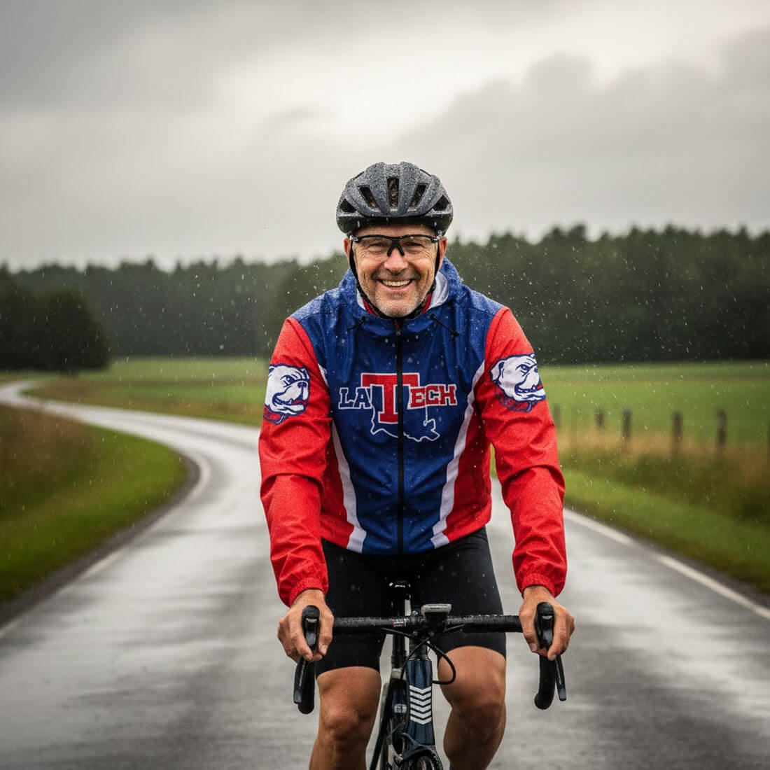 Louisiana Tech University Cycling Windbreaker Jacket