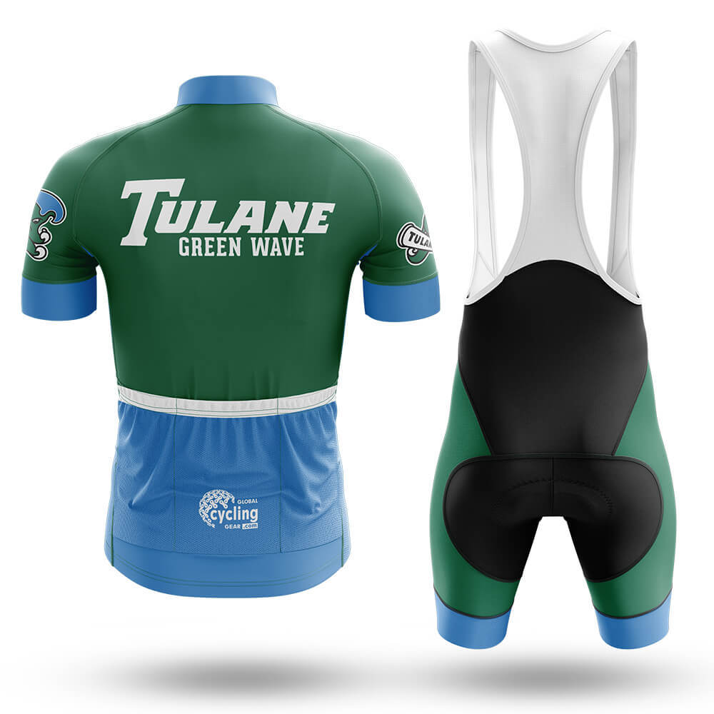 green gear Tulane Green Wave - Men's Cycling Kit