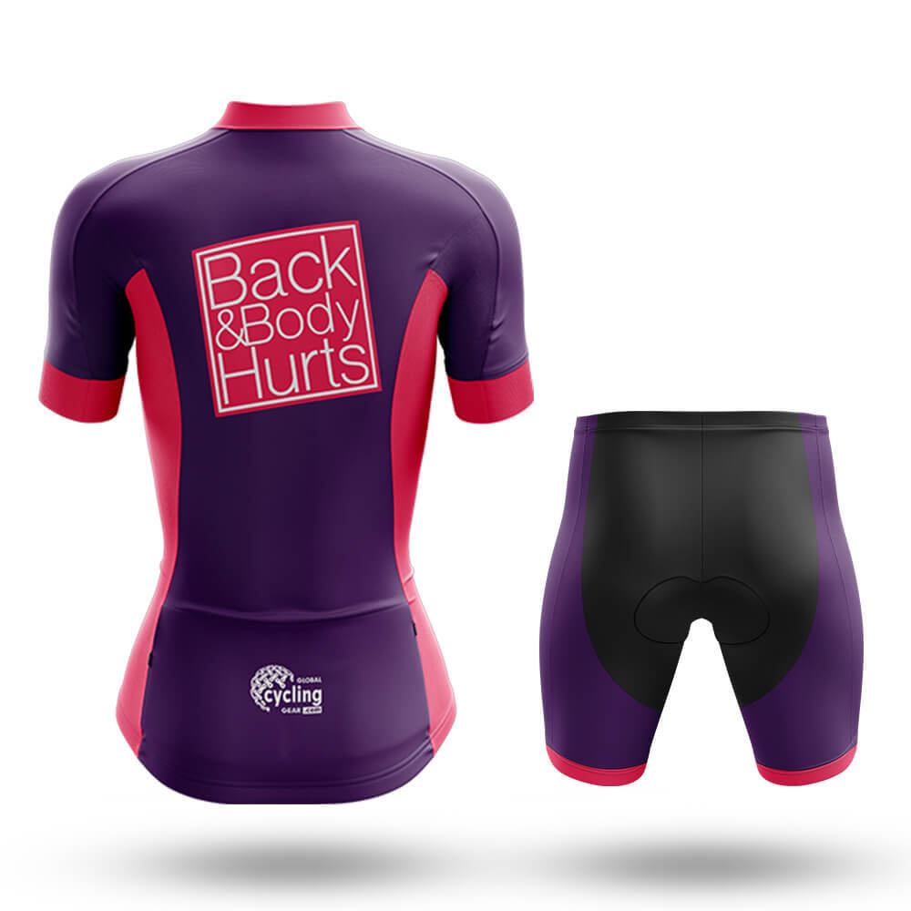 Back & Body Hurts - Women's Cycling Kit - Global Cycling Gear