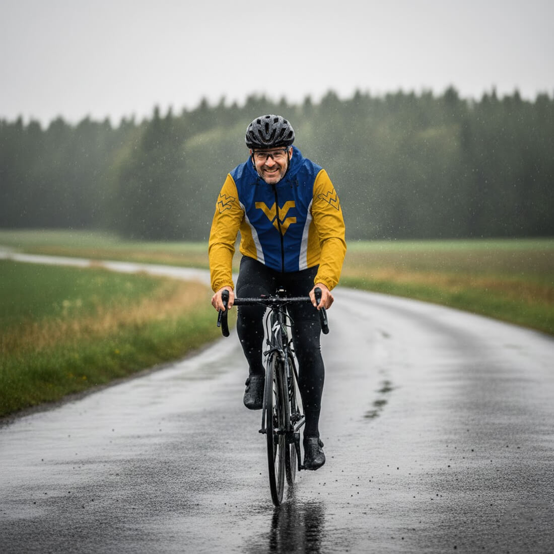 West Virginia University Cycling Windbreaker Jacket