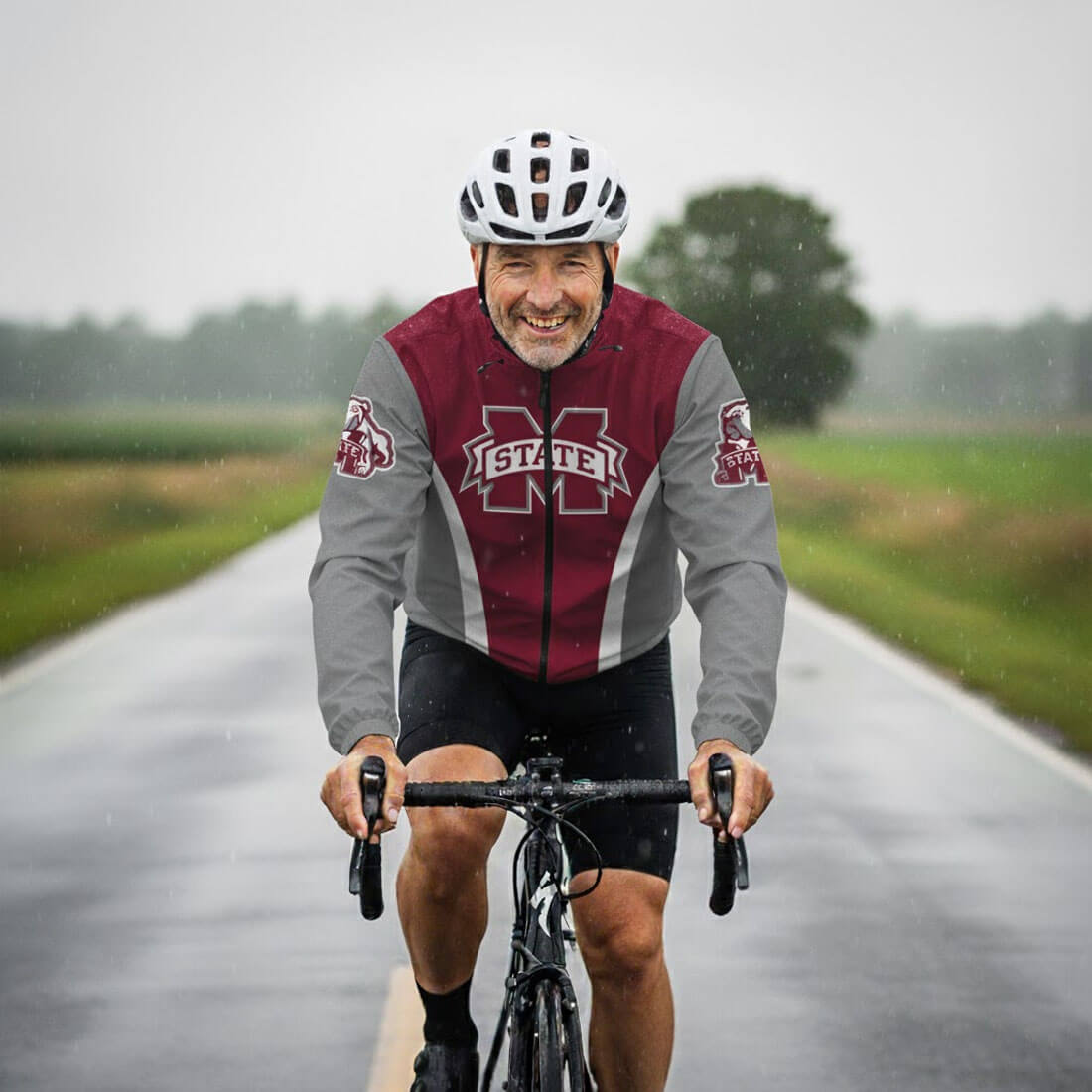 Mississippi State University Cycling Windbreaker Jacket