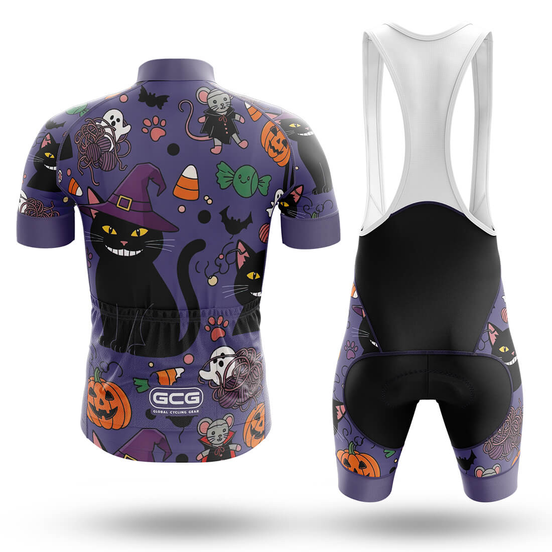 Black Cat Boo - Men's Cycling Kit
