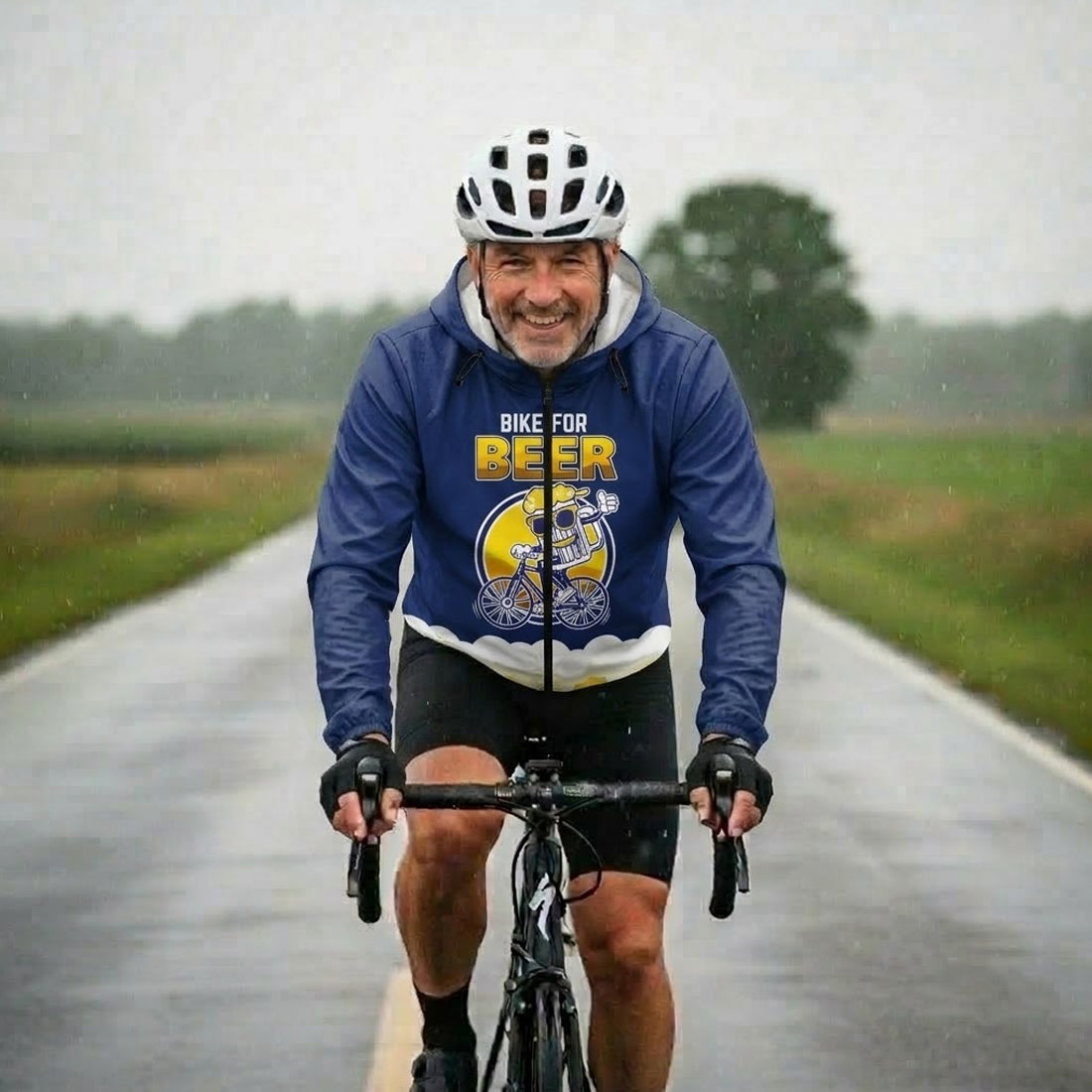 Beer Cycling Windbreaker Jacket