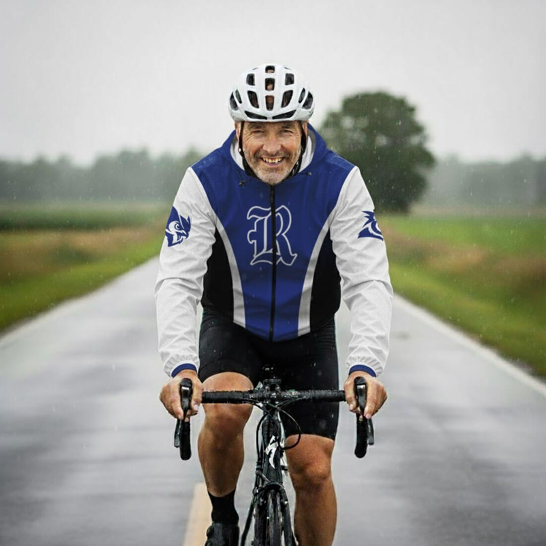 Rice University Cycling Windbreaker Jacket