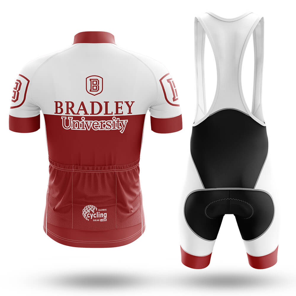 Men's Red Bradley Braves Baseball Jersey
